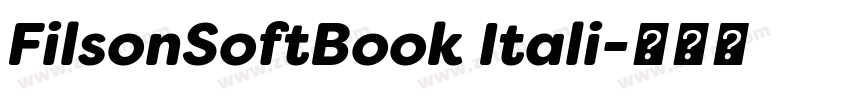 FilsonSoftBook Itali字体转换 FilsonSoftBook Itali字体转换